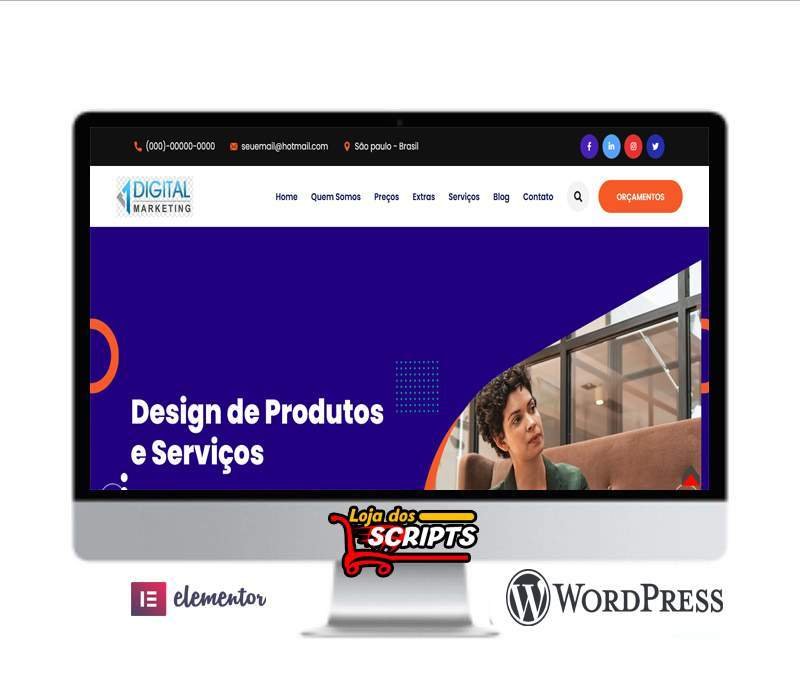 Marketing Digital Script WordPress -MARK-4955
