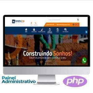 Site Para construtoras em PHP com painel admin -COD-1219