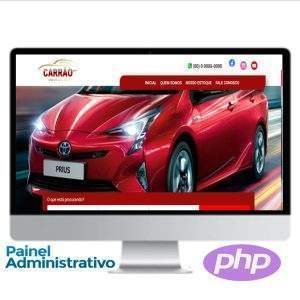 Site pronto para agencia de veiculos com painel admin - COD-2122