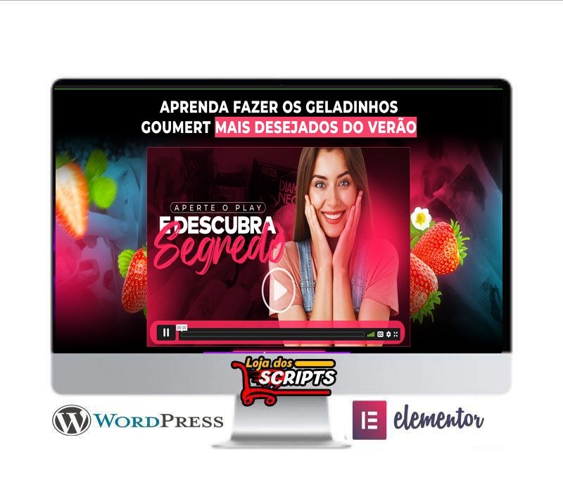 Landing Page Fábrica de Geladinho - COD-9303
