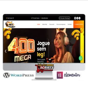 Site Provedor de Internet WordPress - COD-INTER-5234