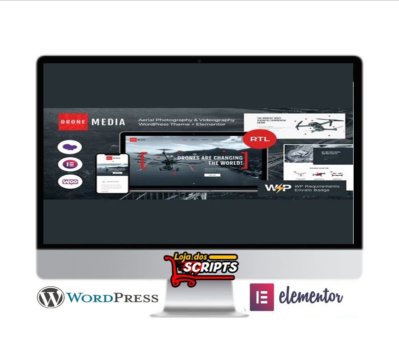 Drone Media 1.6.5 Download WordPress Theme